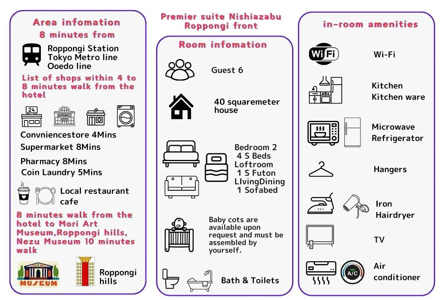 Premier Suite Nishiazabu Roppongi Front Tokyo Giappone